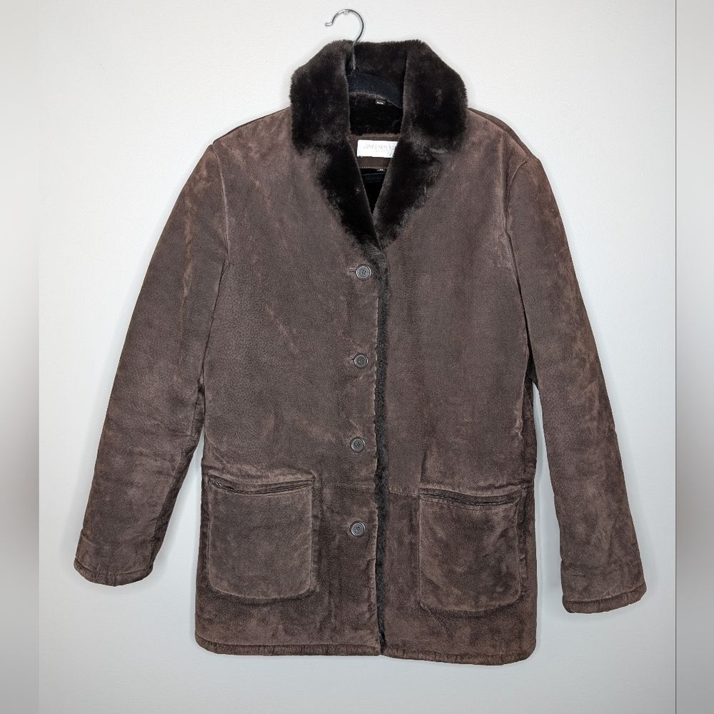 Jones New York Brown Suede Jacket sz 10